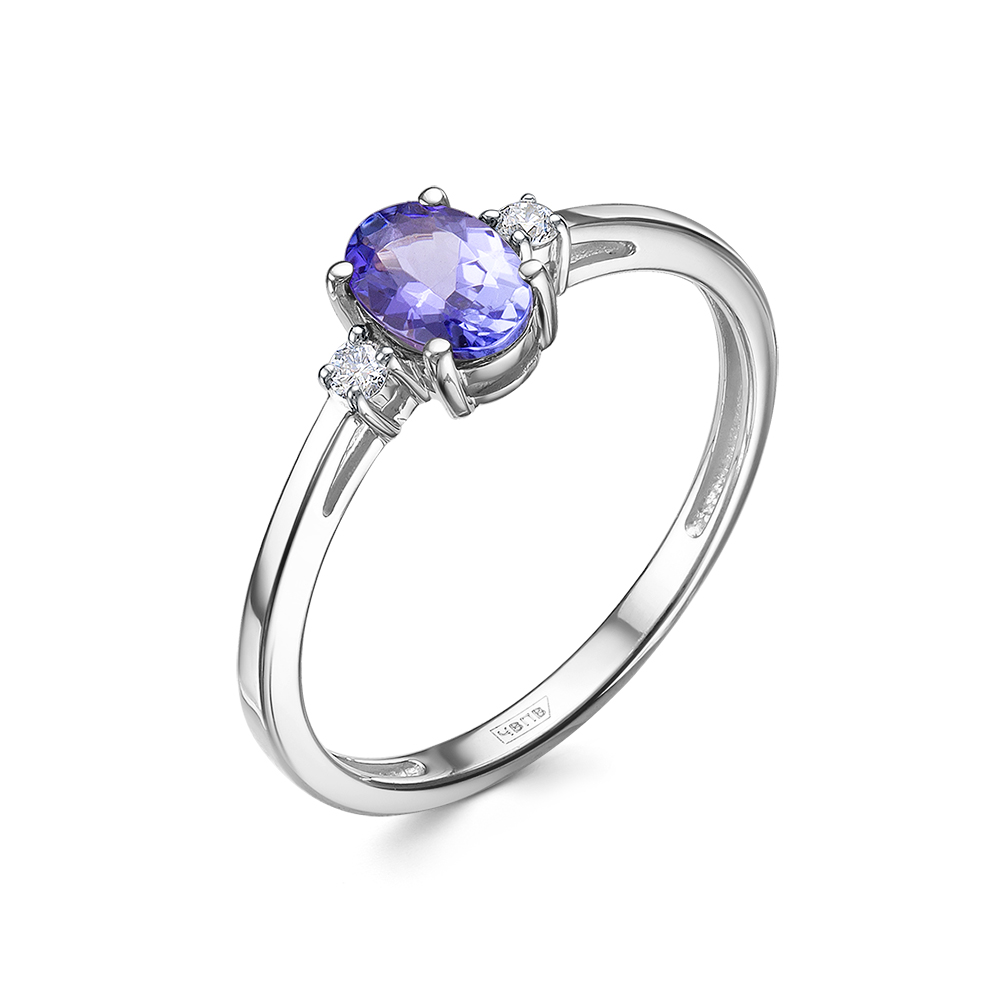 

Кольцо из золота р. , Vesna jewelry 11525-251-140-00, бриллиант\танзанит, 11525-251-140-00