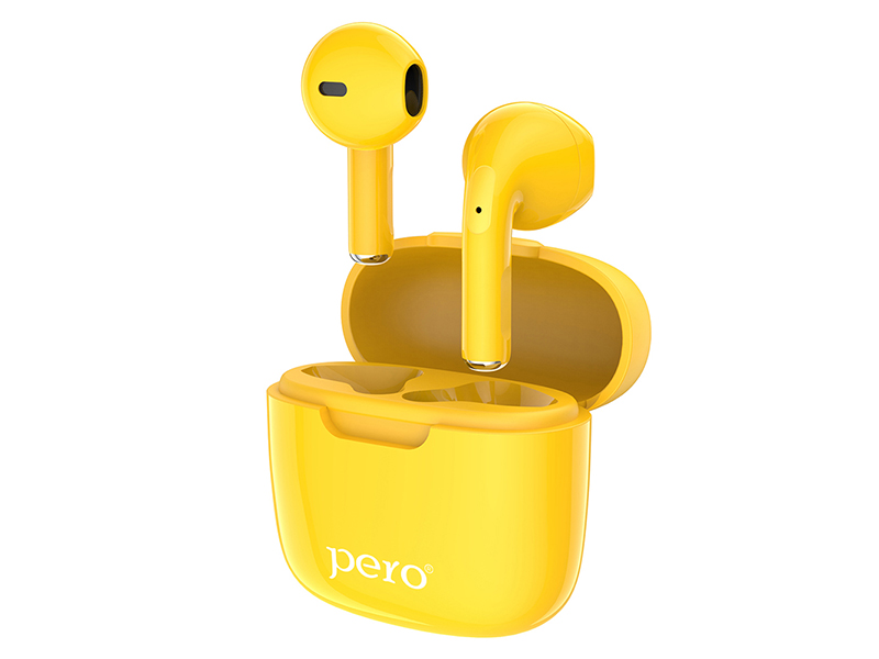 Беспроводные наушники PERO TWS05 Yellow (PTWS05Y)