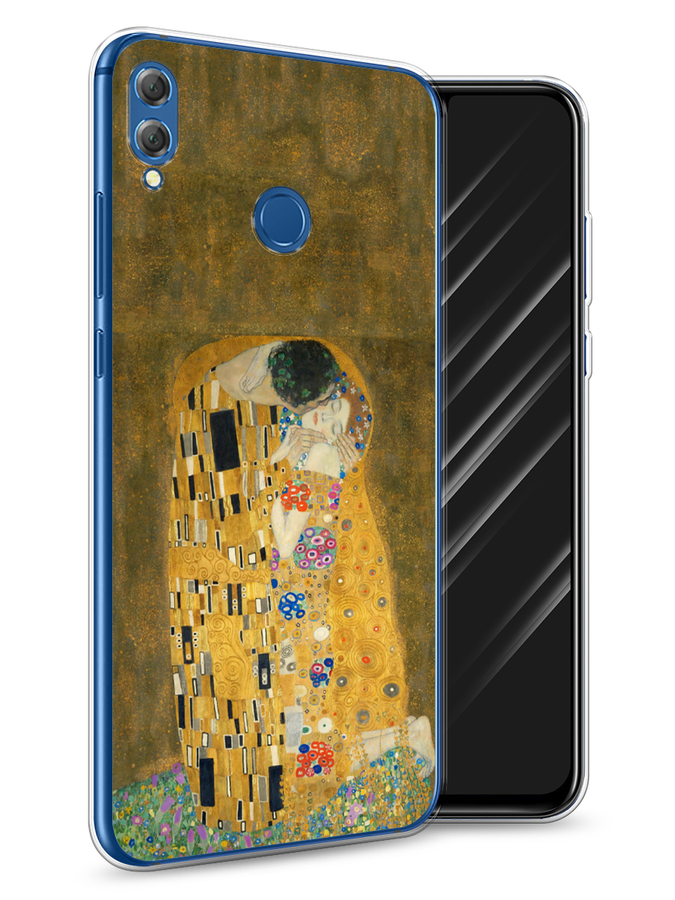 

Чехол Awog на Honor 8X "Поцелуй Гюстава Климта", Желтый, 66750-9