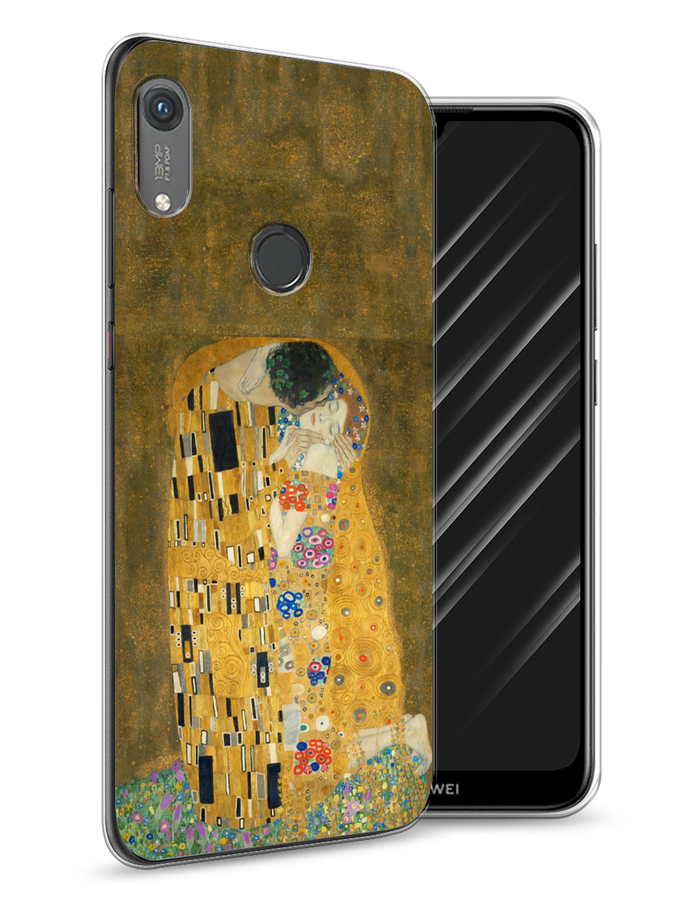 

Чехол Awog на Honor 8A (8A Pro/Prime) "Поцелуй Гюстава Климта", Желтый, 68750-9