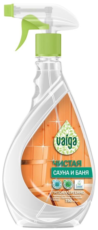 

ТМ "VAIGA" Чистая сауна и баня 750 мл, 690276