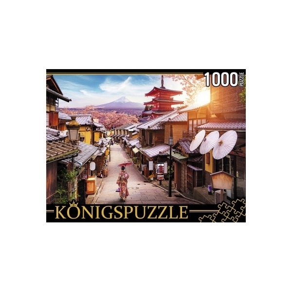 

Пазлы 26. Konigspuzzle. Япония. Улочка в Токио, 1000 элементов