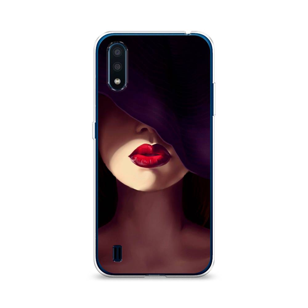 

Чехол Awog на Samsung Galaxy M01 / Самсунг M01 "Красные губы", Черный;бежевый;красный, 2101150-7