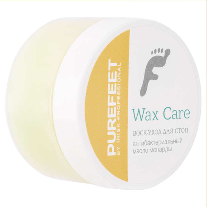 Воск-уход за стопами Irisk PureFeet Wax Care 002 Антибактериальный с маслом монарды 40 г