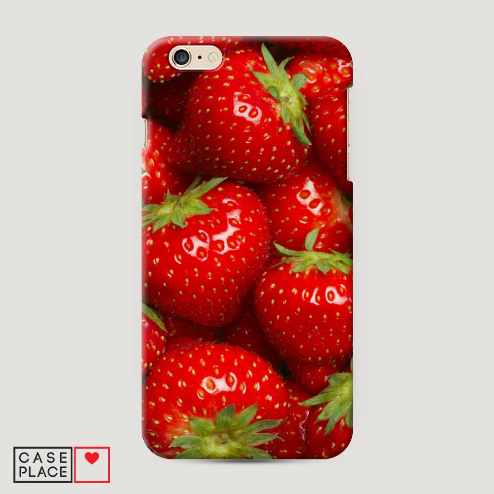 

Пластиковый чехол "Клубника" на Apple iPhone 6 Plus, 10520-7