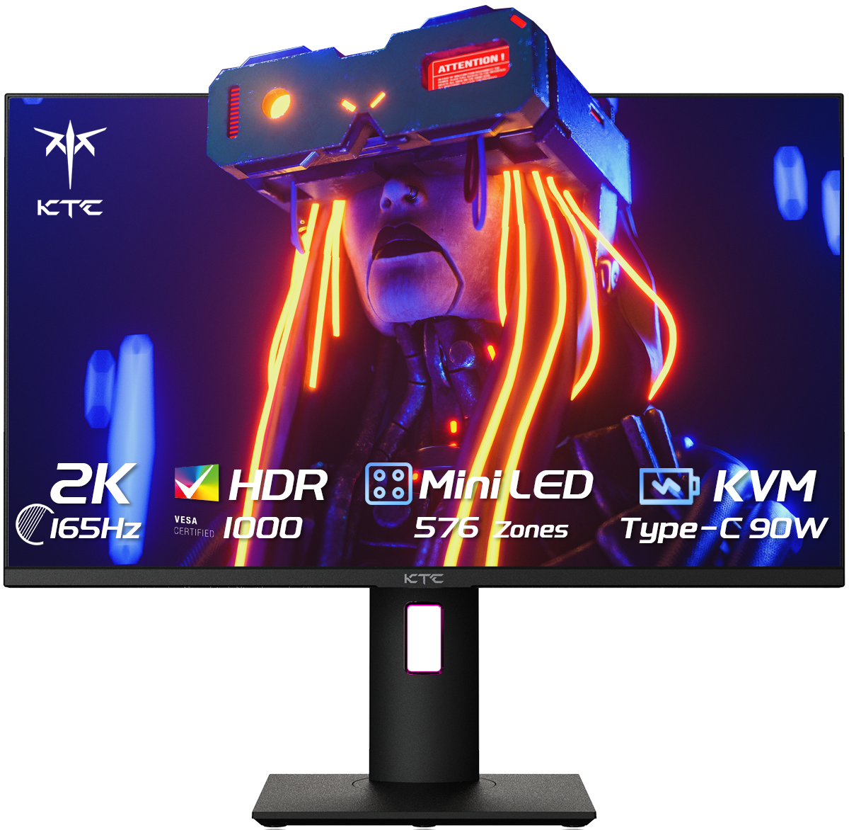 

27" Монитор КТС M27T20 черный 165Hz 2560х1440 VA, M27T20
