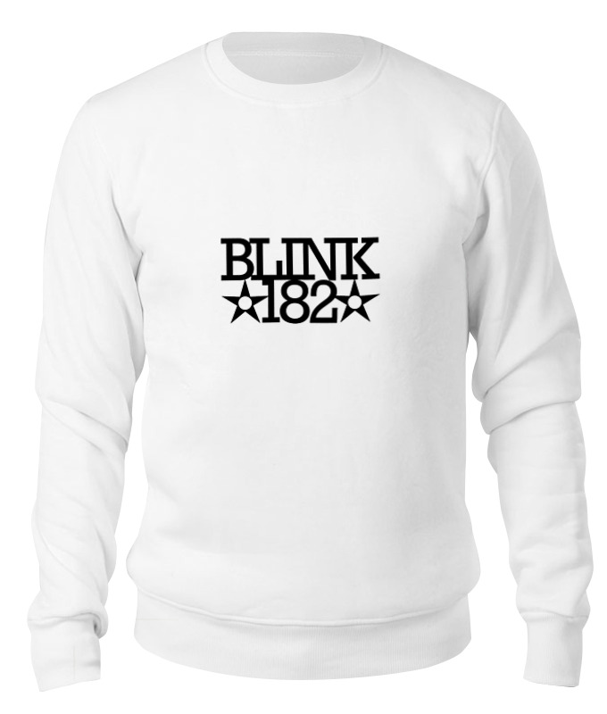 

Свитшот унисекс Printio Blink182 star белый XS, Blink182 star