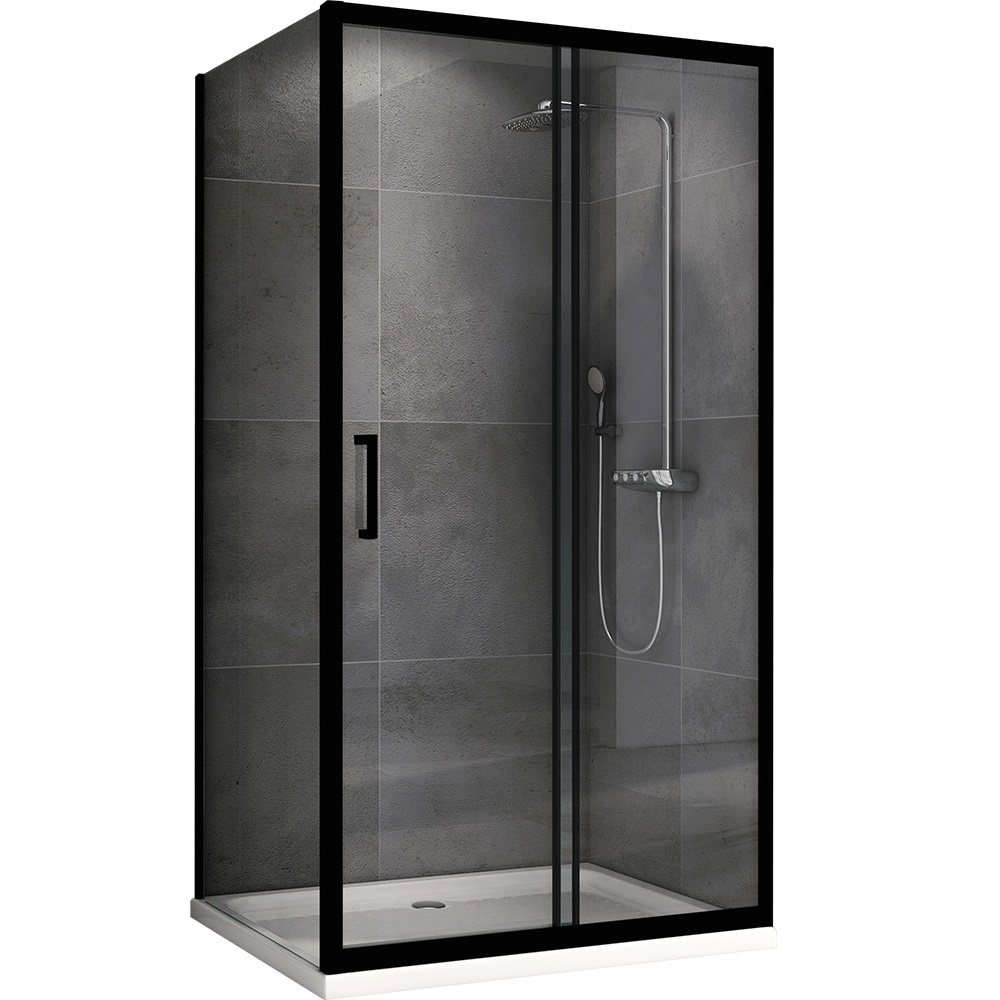 

Душевой уголок Abber Schwarzer Diamant 160х70 AG30160B-S70B Черный, Schwarzer