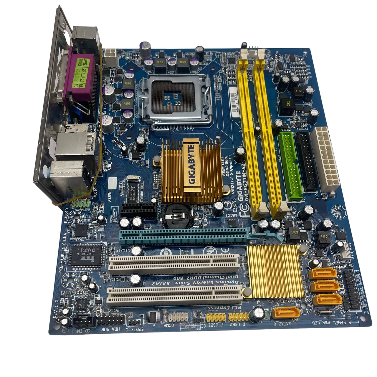 

Материнская плата GIGABYTE GA-EG31M-S2, GA-EG31M-S2