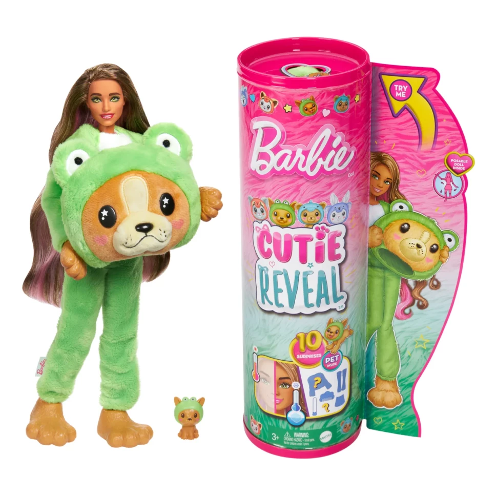

Кукла Barbie Cutie Reveal Щенок HRK24