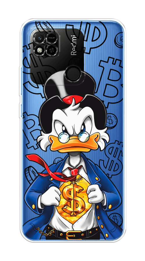 

Чехол на Xiaomi Redmi 10A "Scrooge Goldman", Черный;белый;синий, 313950-1