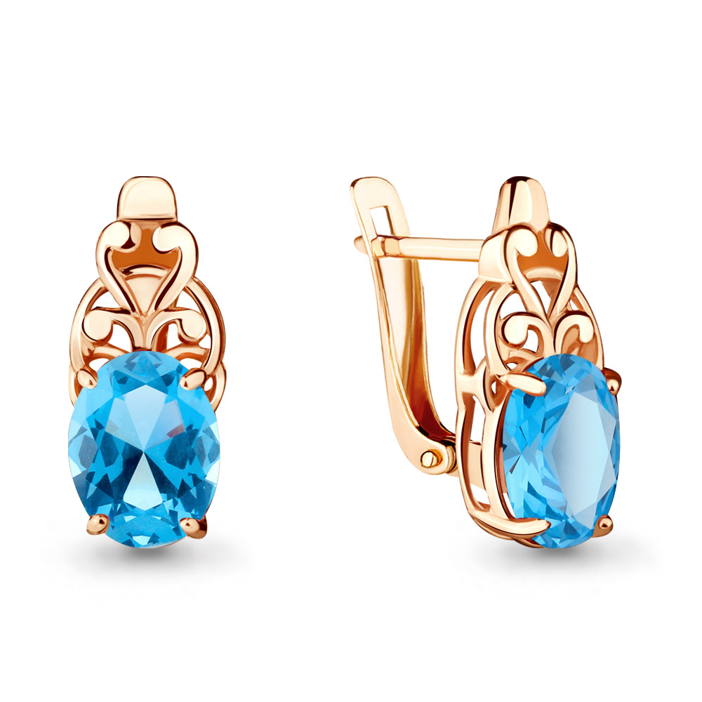 

Серьги из серебра с топазом Aquamarine 4476005_925_з, 4476005_925_з