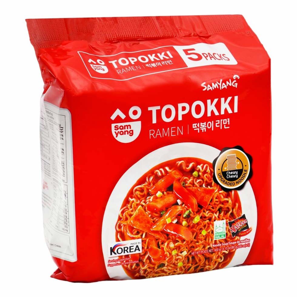 Лапша Samyang Hot Chicken Рамен Топокки острая Курица быстрого приготовления 80 г