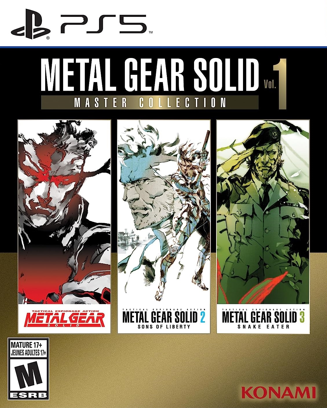 Игра Metal Gear Solid: Master Collection Vol. 1 (PS5, полностью на иностранном языке)