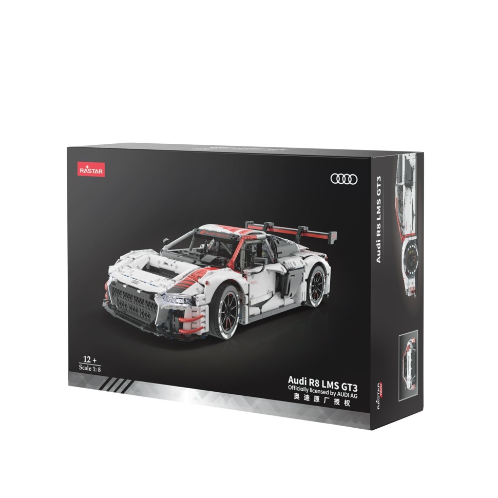 Конструктор Rastar 1:8 Audi R8 LMS GT3 99310 3314элементов