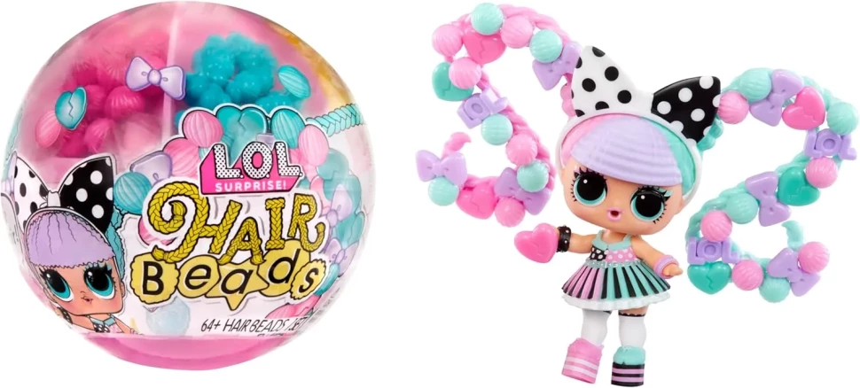 

Игрушка в шаре L.O.L. Surprise Hair Beads Tots 511205EUC