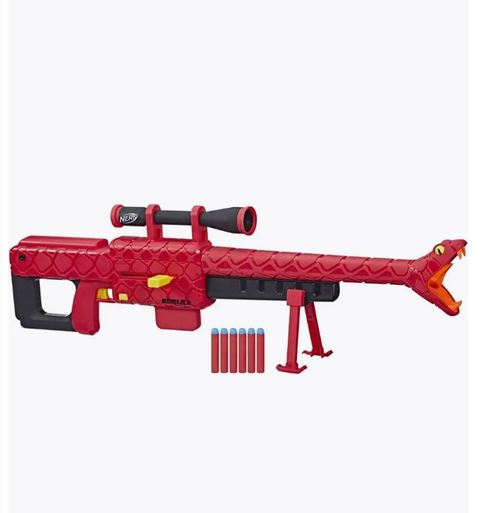 

Игрушечный бластер Nerf Roblox Zombie Attack Viper Strike F5483, Сумерки