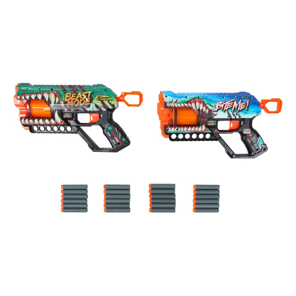 

Набор игровой X-Shot Скинс Бластер Гриффер 2шт 36562, Разноцветный