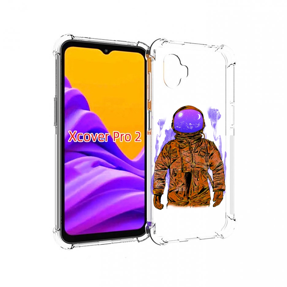 

Чехол MyPads нарисованный мужчина в скафандре для Samsung Galaxy Xcover Pro 2, Прозрачный, Tocco