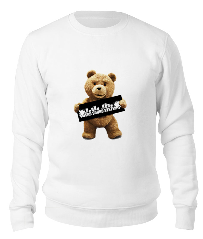 

Свитшот унисекс Printio Ted pss белый M, Ted pss