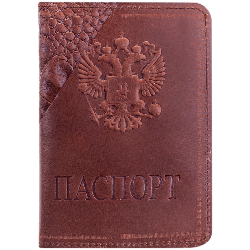 Обложка для паспорта OfficeSpace 231521 коричневая