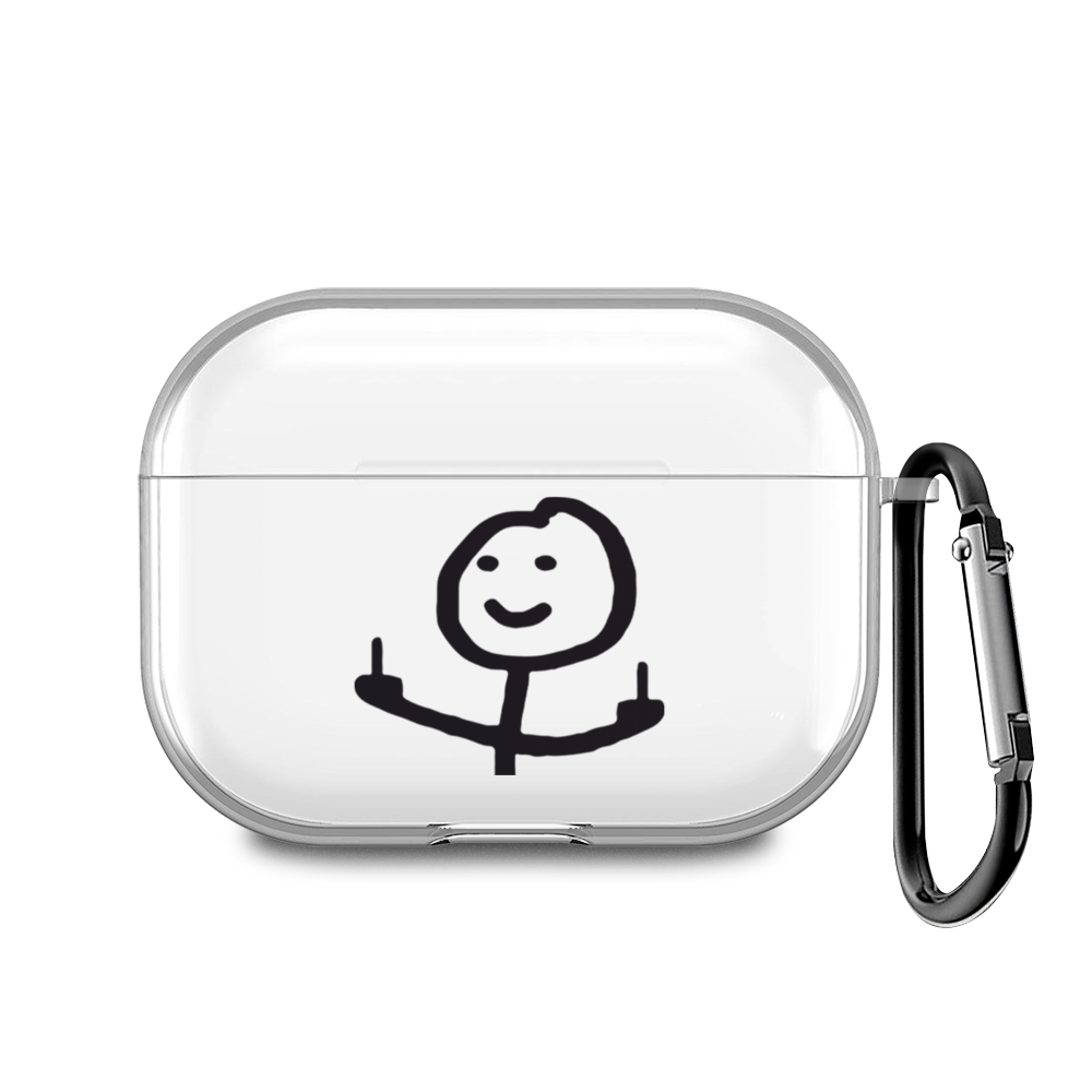 

Чехол для наушников AirPods Pro 2 "Дважды некультурный человечек", AIPC-440-9E-1