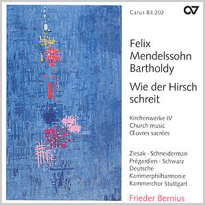 

Mendelssohn-Bartholdy: Kirchenwerke IV. Wie der Hirsch schreit. / Bernius (1 CD)