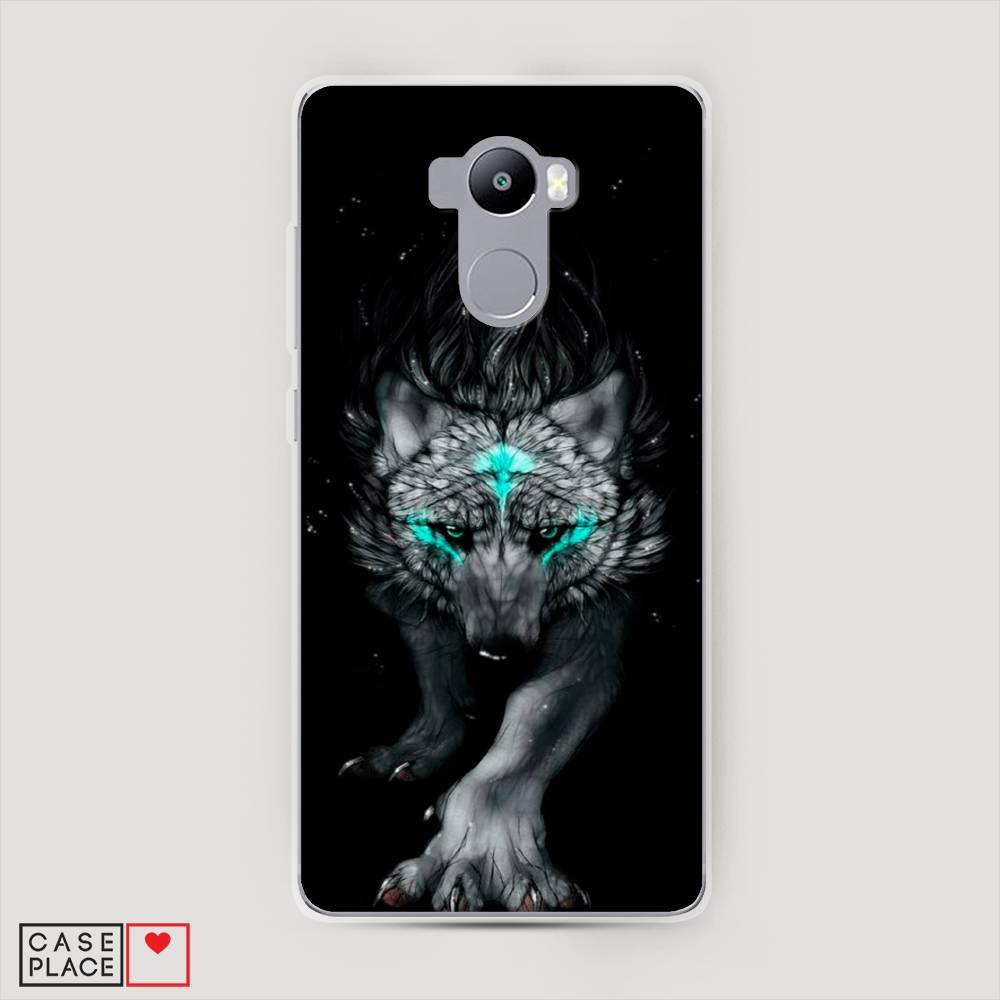

Пластиковый чехол "Волшебный волк" на Xiaomi Redmi 4
