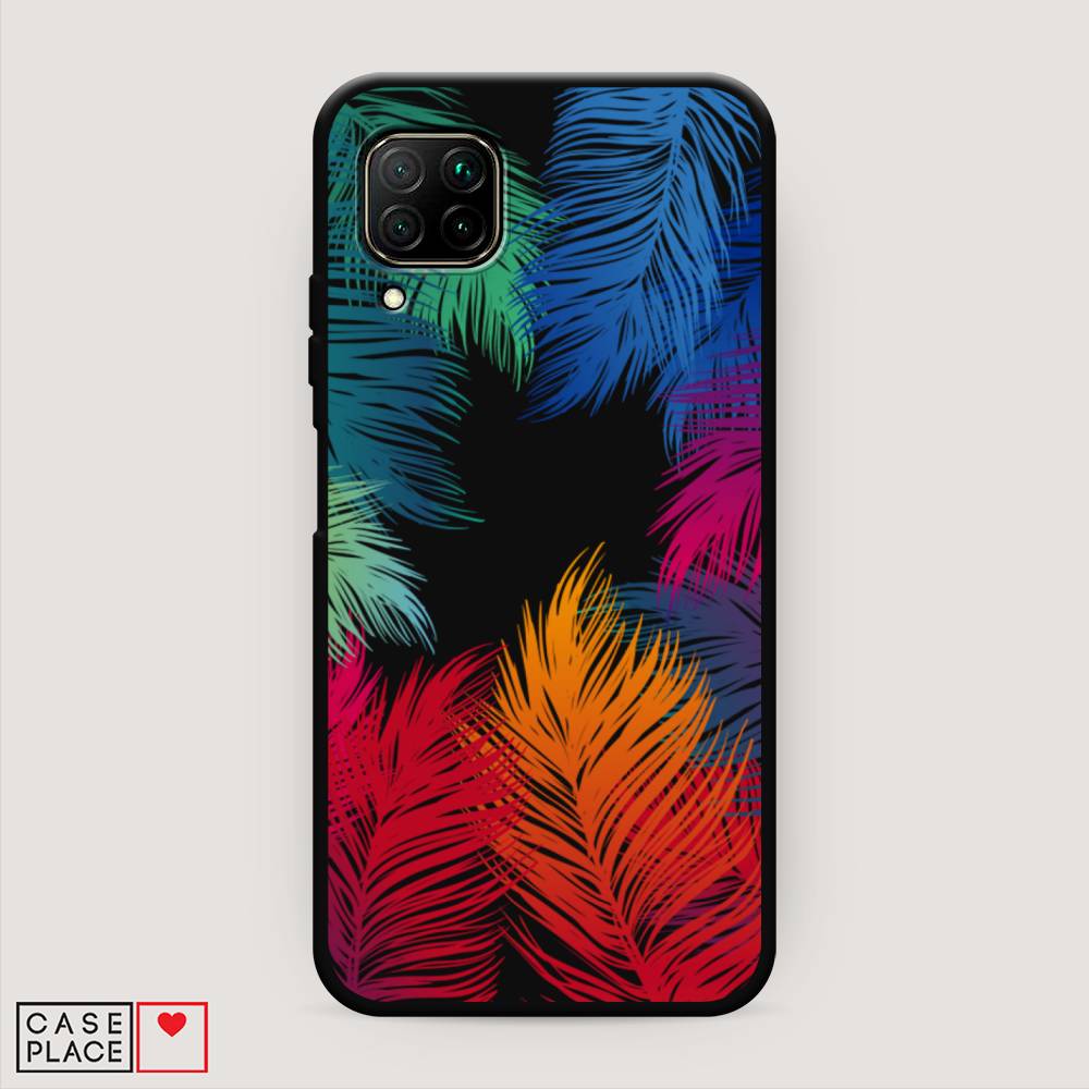 

Чехол Awog на Huawei Nova 6 SE "Рамка из перьев", Красный, 611752-1