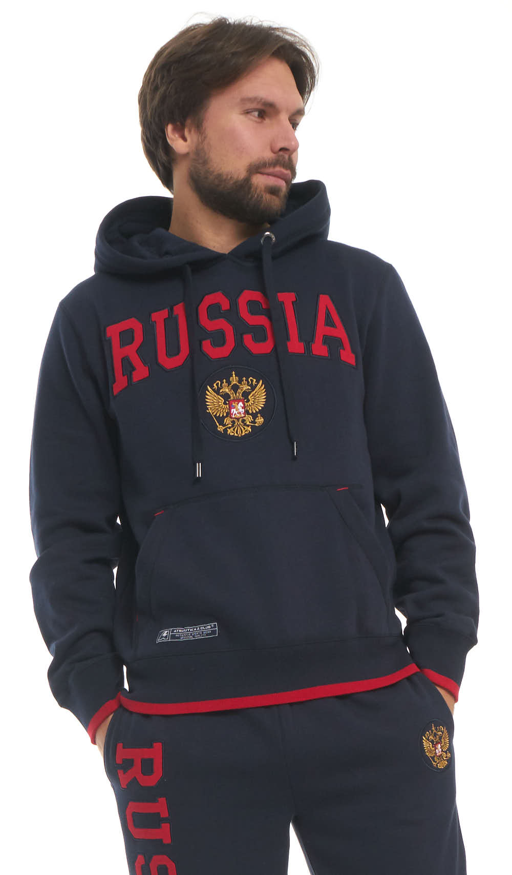 

Худи мужское Atributika&Club Россия 155370 синее M, Синий, Россия 155370
