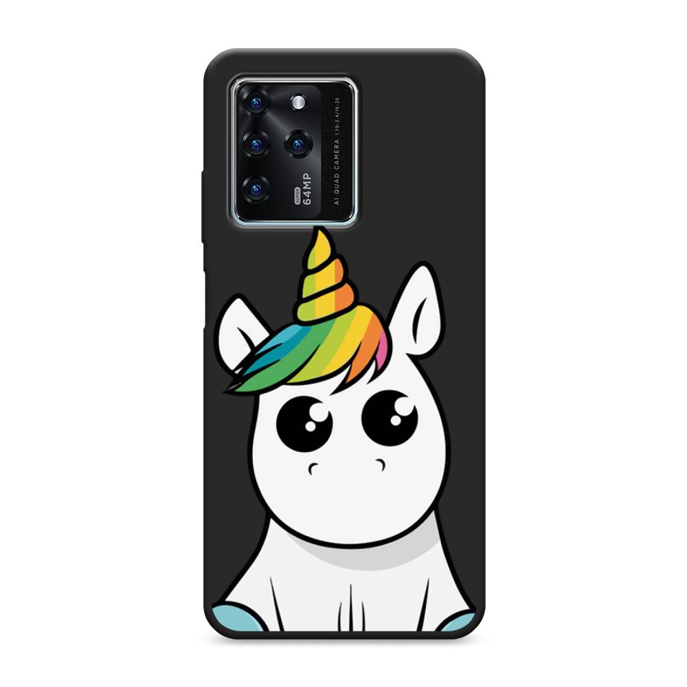 

Матовый силиконовый чехол "Глазастый единорог" на ZTE Blade V30, Глазастый единорог