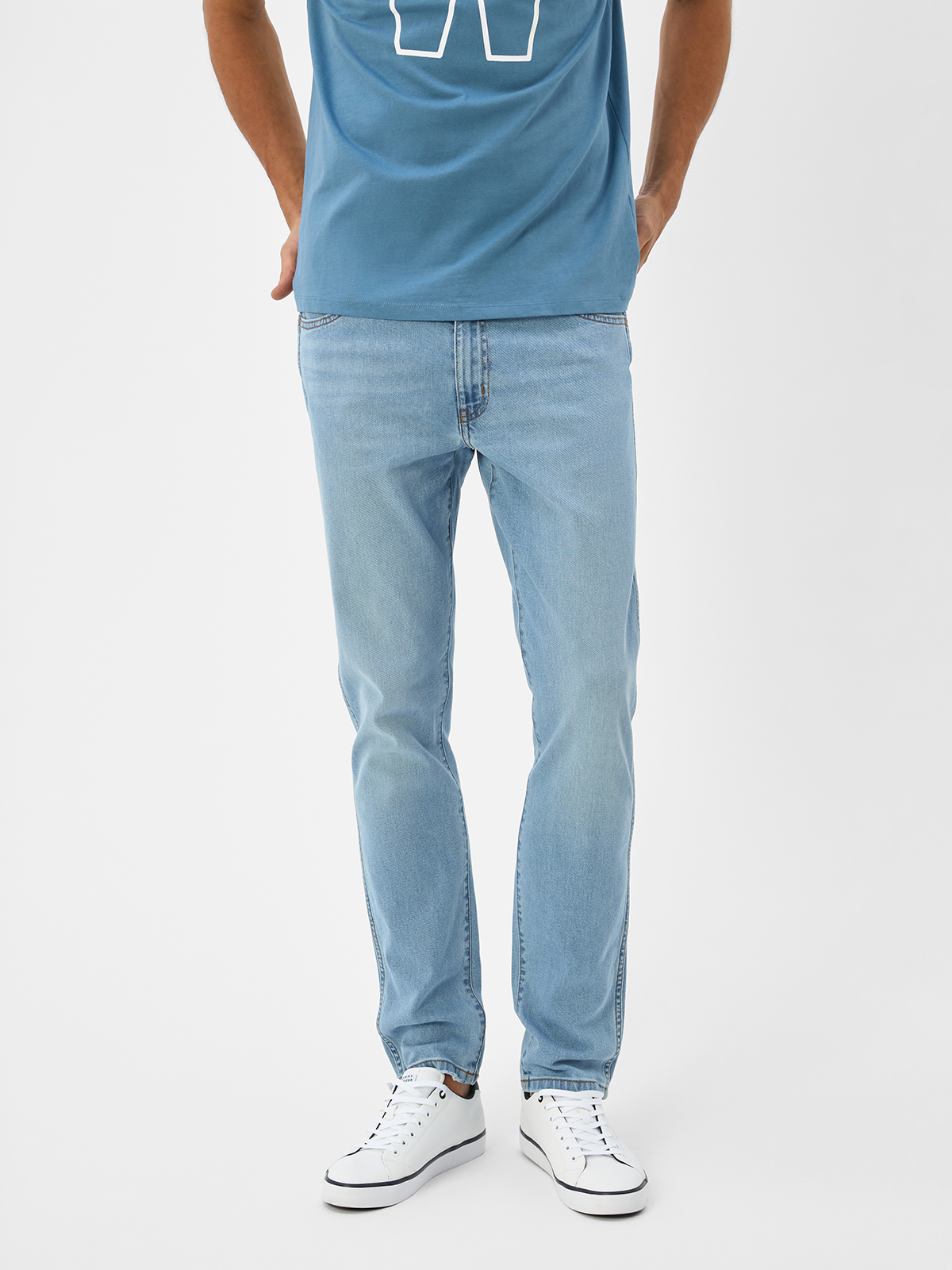

Джинсы мужские Wrangler W18S84Z95 синие 30/32, Синий, W18S84