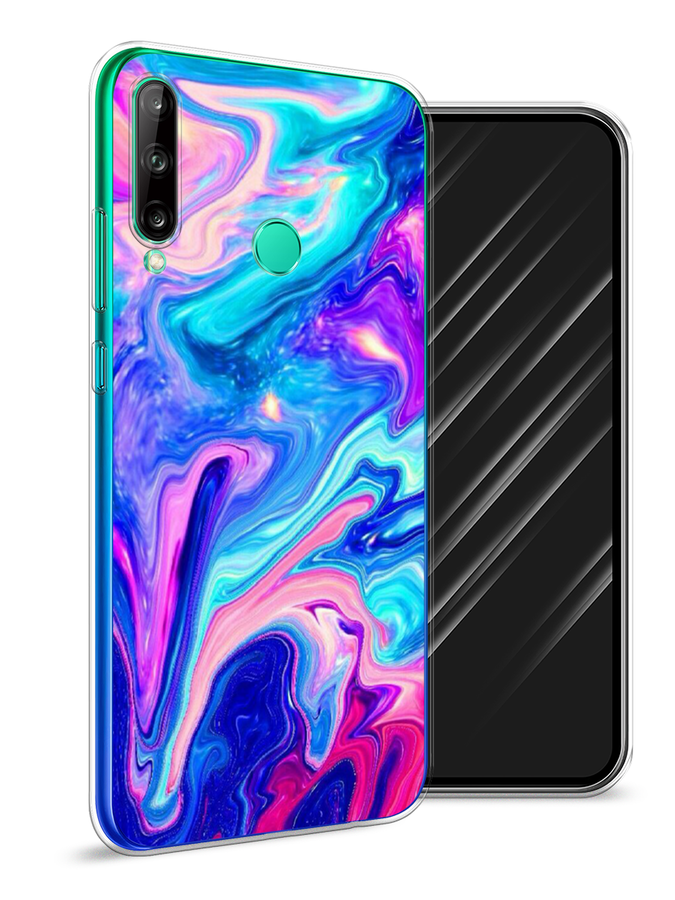 

Чехол Awog на Huawei P40 lite E "Потеки краски", Розовый, 612450-10