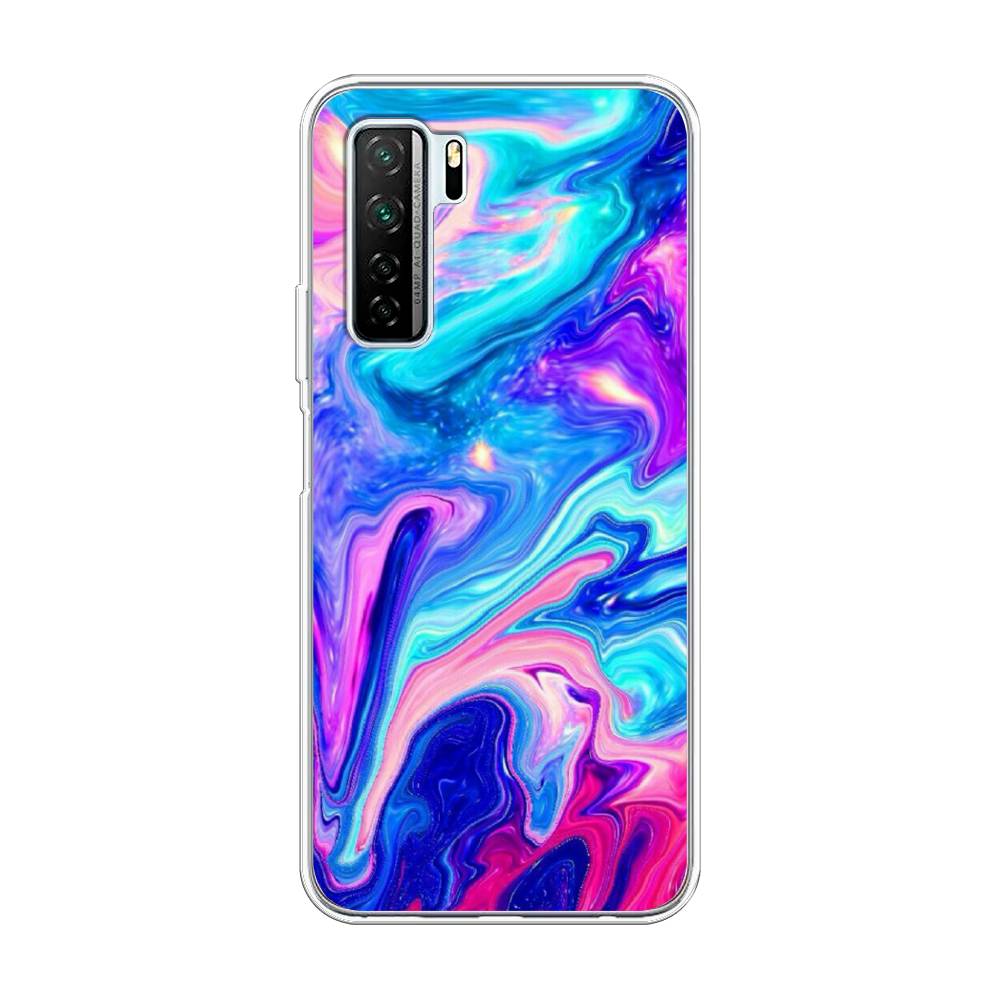 фото Чехол awog "потеки краски" для huawei p40 lite 5g