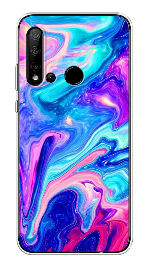 

Чехол Awog на Huawei P20 lite 2019 "Потеки краски", Розовый, 69750-10