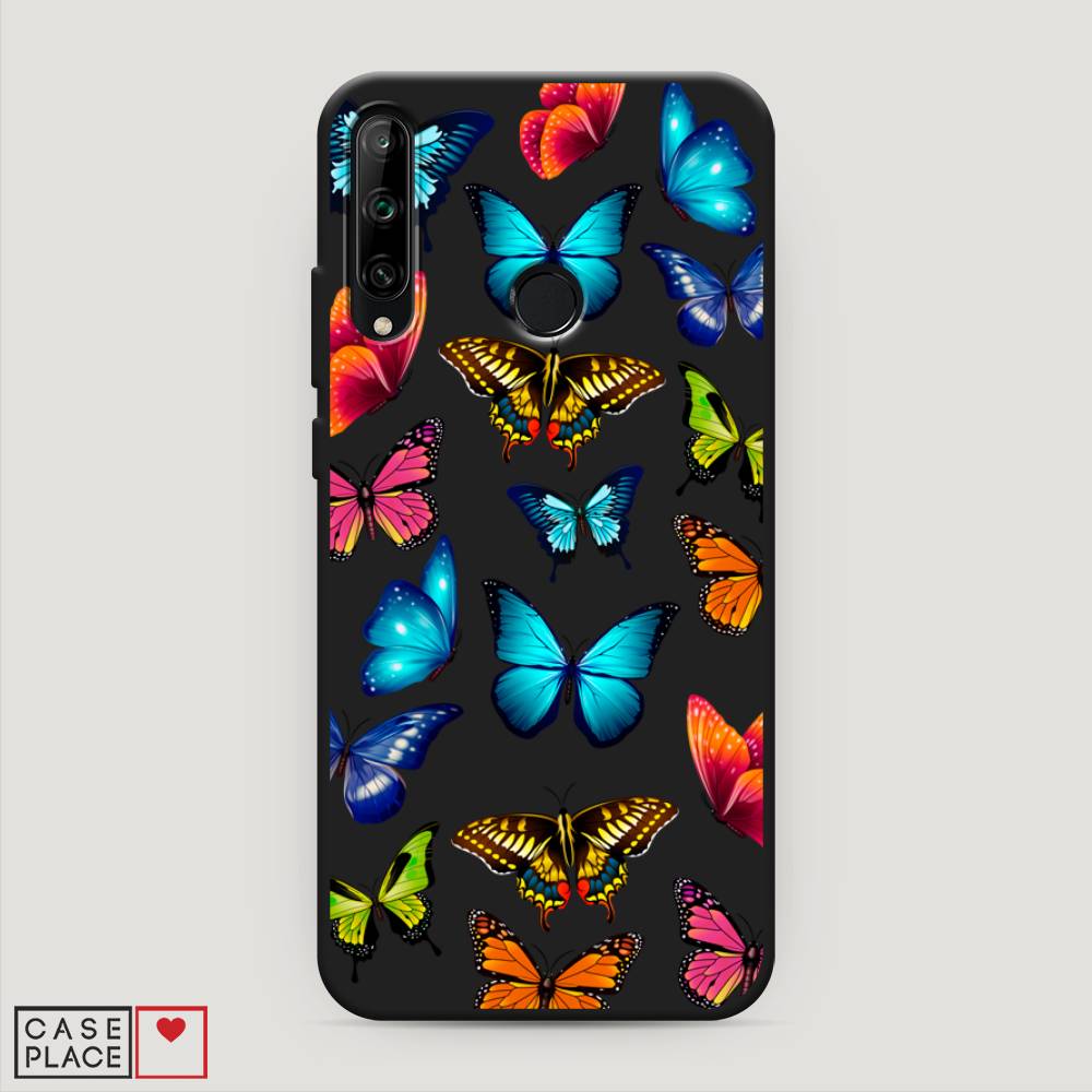 фото Чехол awog "разные бабочки" для honor 9c