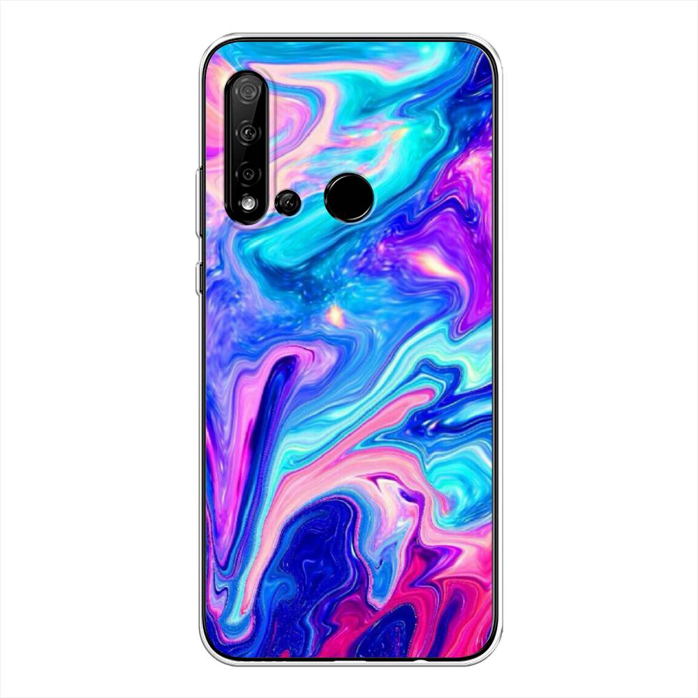 фото Чехол awog "потеки краски" для huawei nova 5i
