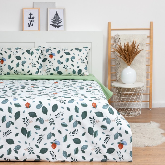 

LoveLife КПБ 2сп Магия листьев 175х215 см, 200х225 см, 50х70 см-2шт, хлопок,сатин,125г/м, Постельное бельё LoveLife 2сп «Магия листьев» 175х215 см, 200х225 см, 50х70 см-2шт,100%хлопок,сатин,125г/м