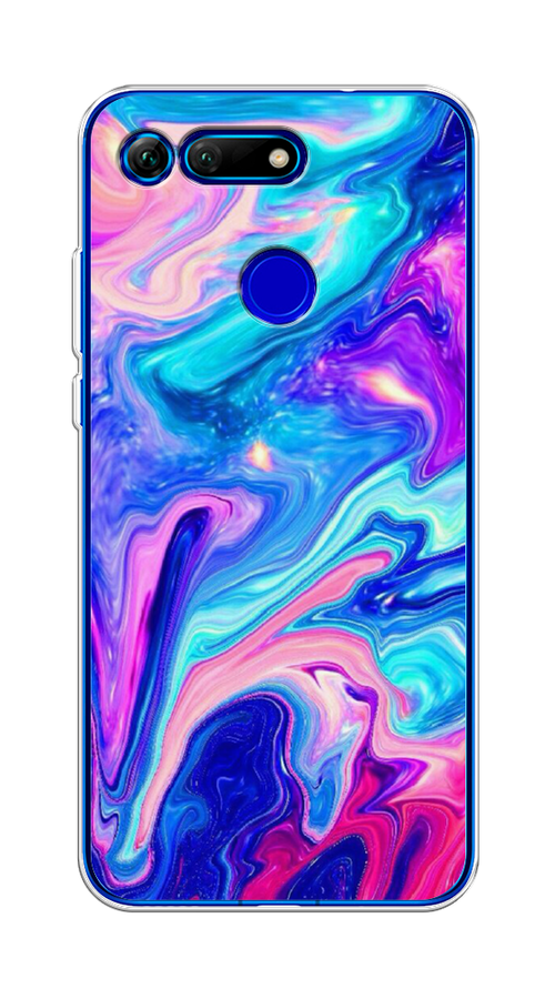 

Чехол Awog на Honor V20 (View 20) "Потеки краски", Розовый, 67350-10