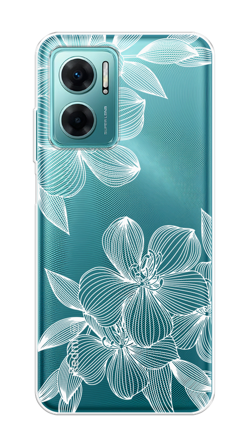 

Чехол на Xiaomi Redmi 10 5G "Крокус", Белый;прозрачный, 313550-1