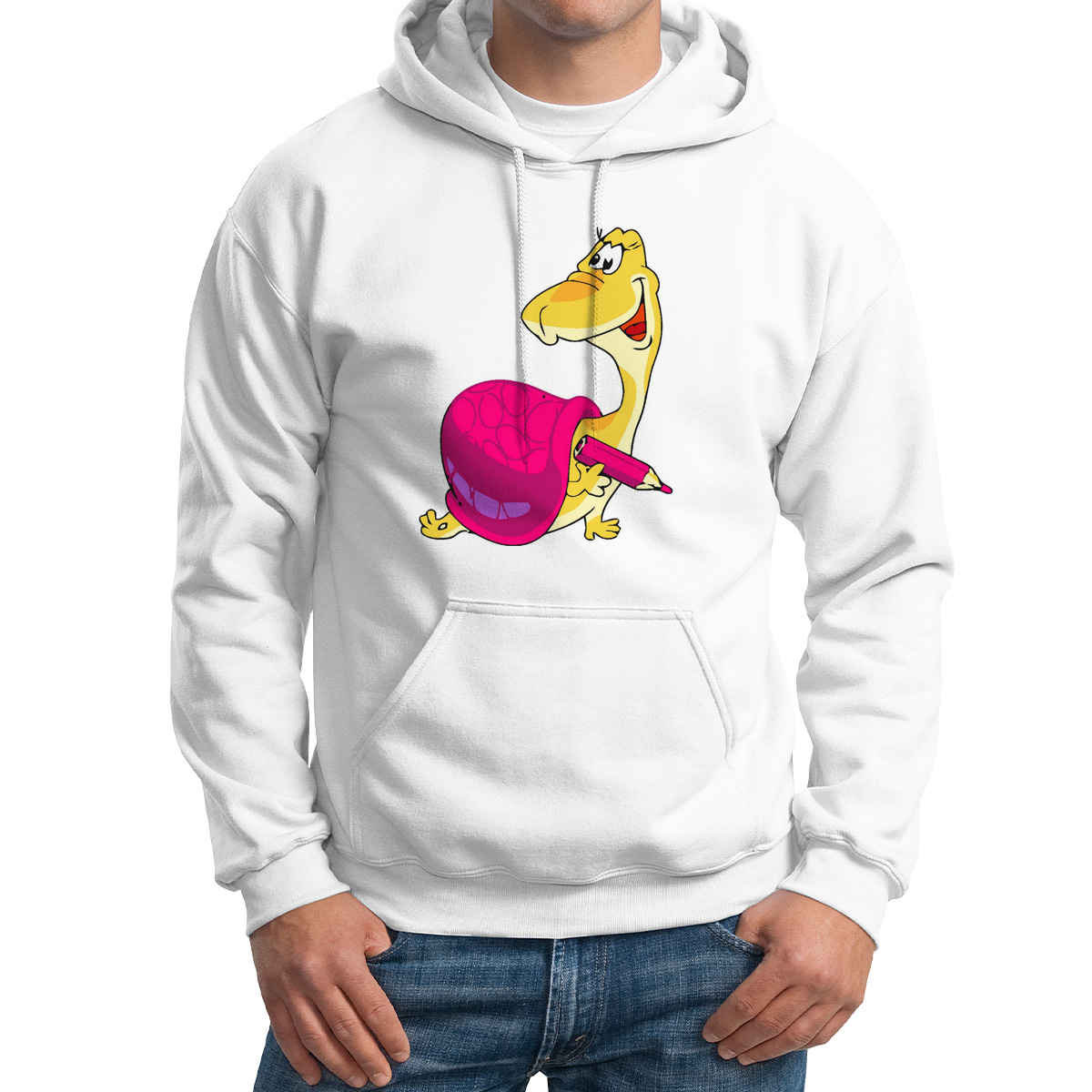 

Худи унисекс CoolPodarok черепаха белое 54 RU, Белый, M0113092