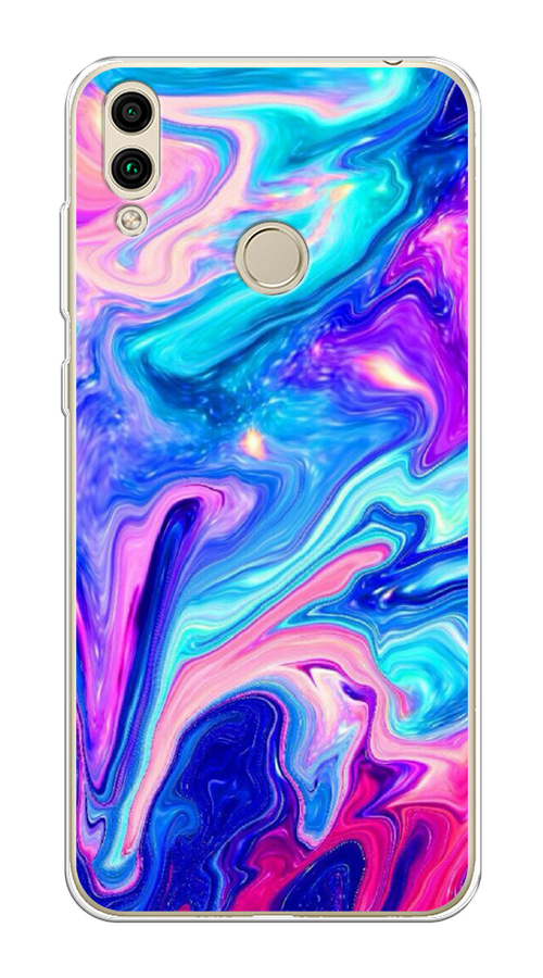 

Чехол Awog на Honor 8C "Потеки краски", Розовый, 67150-10