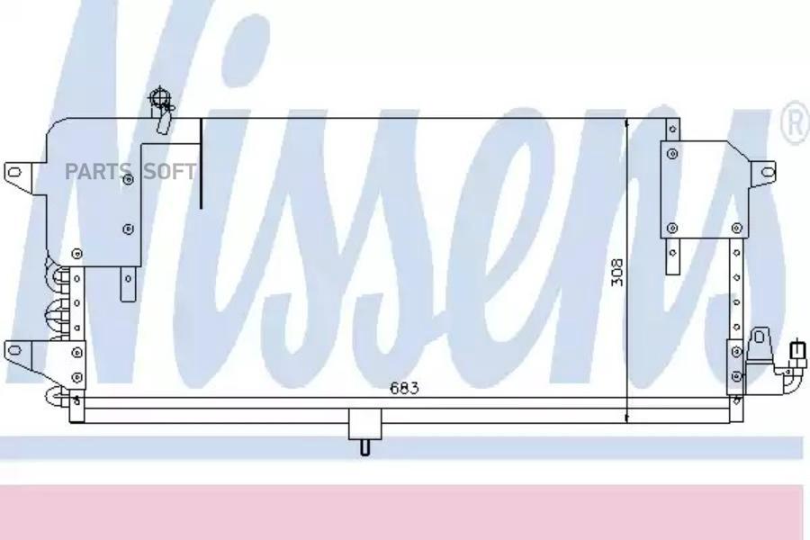 

Радиатор кондиционера Nissens 94174