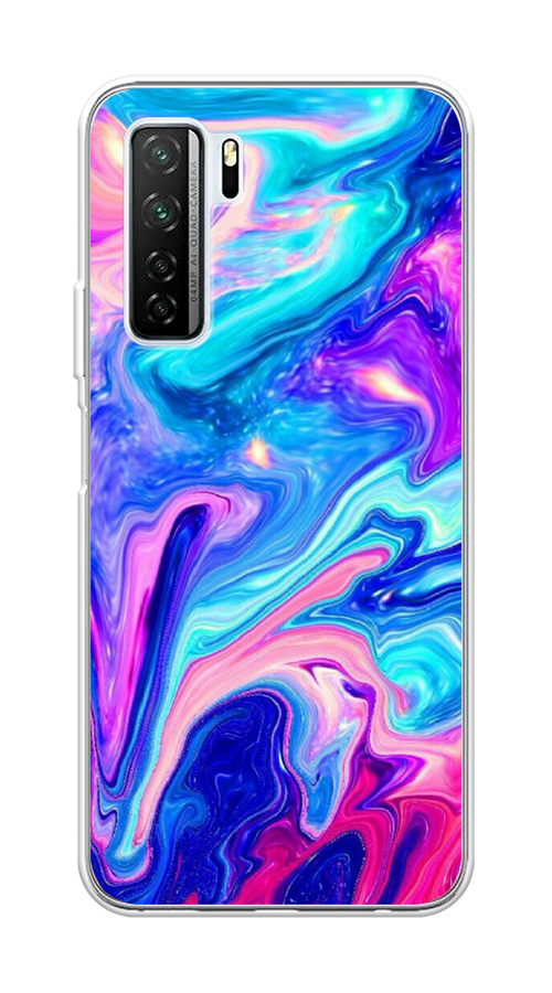 

Чехол Awog на Honor 30S (Global) "Потеки краски", Розовый, 6102850-10
