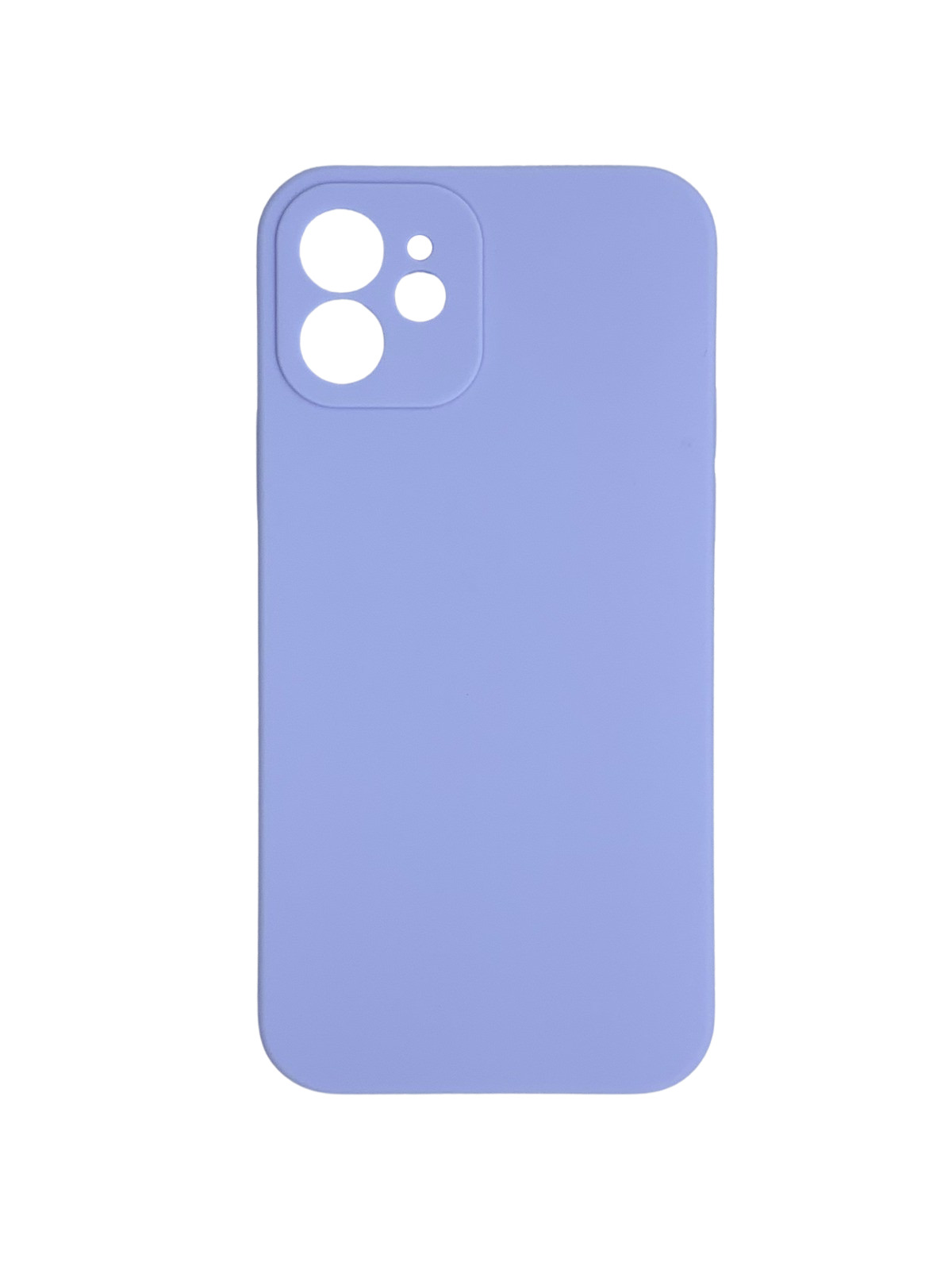 

Чехол для Apple iPhone 12, матовый фиолетовый, Silicone case