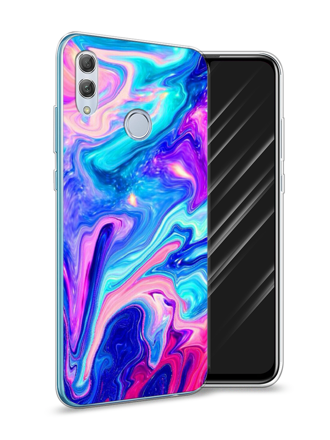 

Чехол Awog на Honor 10 Lite "Потеки краски", Розовый, 67550-10