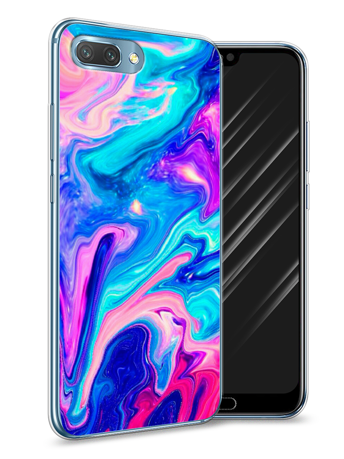 

Чехол Awog на Honor 10 "Потеки краски", Розовый, 65350-10