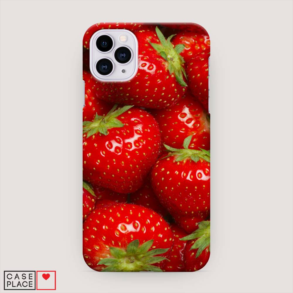 

Пластиковый чехол "Клубника" на Apple iPhone 11 Pro, 12320-7