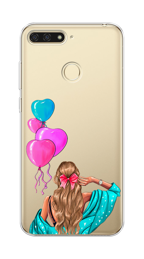

Чехол Awog на Huawei Y6 Prime 2018 "Постер pop art", Голубой;желтый;красный, 65750-9