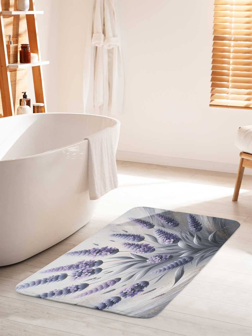 

Коврик для ванной туалета душа JoyArty "Цветущий", bath_sd1839_60x100